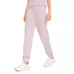 Puma Ess+ Embroidery High-Waist Pink