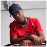 Puma Unisex Essential Metal Logo In Navy