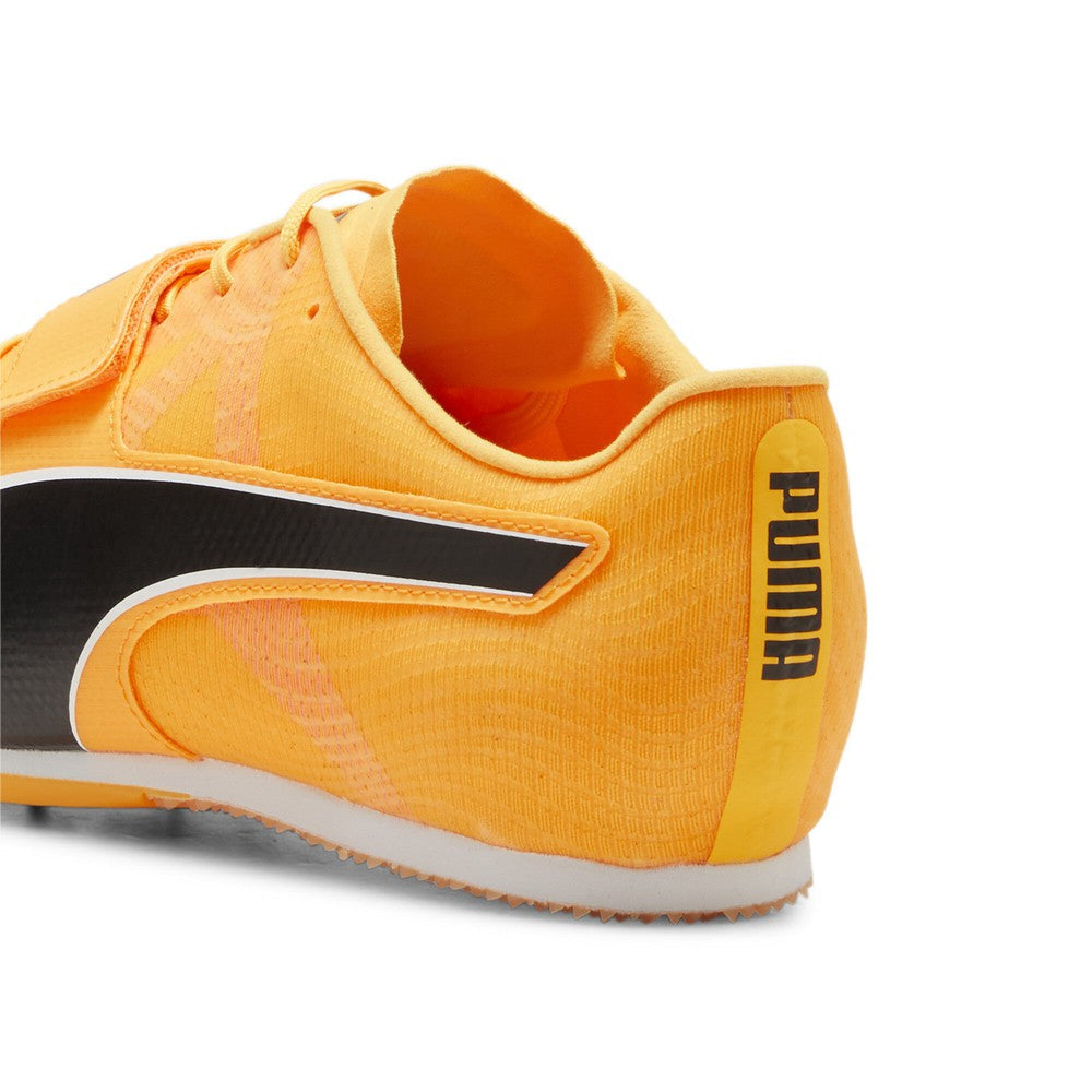 Puma Mens Evospeed Long Jump 11 Uw Running Shoes In Sun Stream/Sunset Glow/Black
