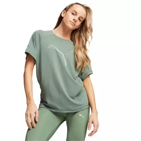 Puma Womens Evostripe Tee Eucalyptus