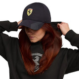 Puma Mens Ferrari Rosso Corsa Cap In Black