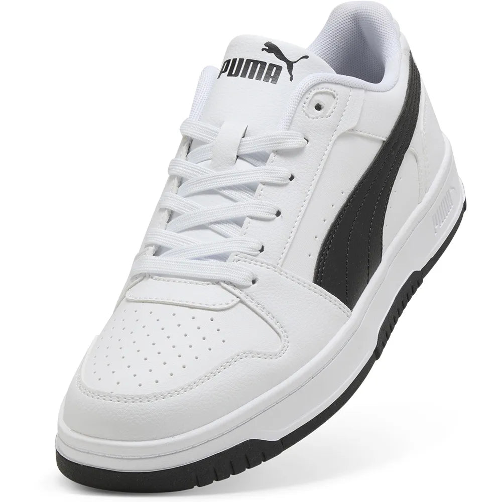 Puma Mens Rebound Slam  Lo shoes In White & Black
