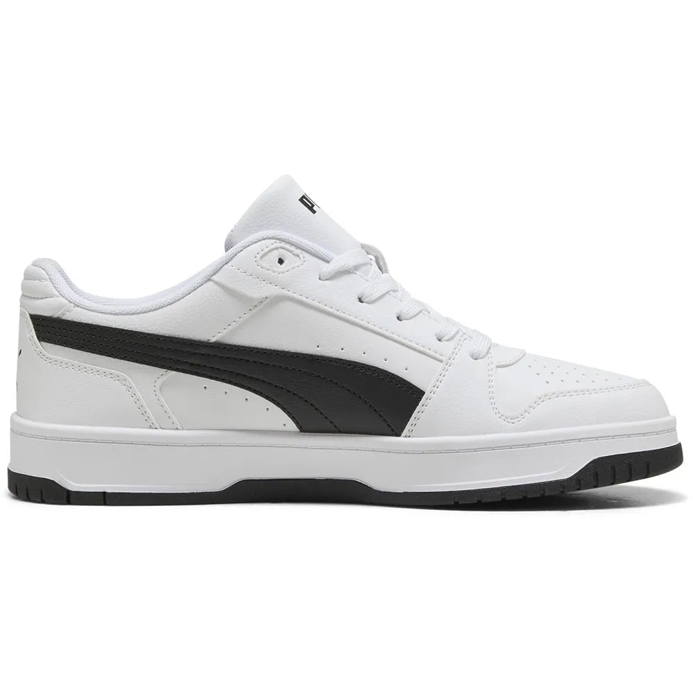 Puma Mens Rebound Slam  Lo shoes In White & Black
