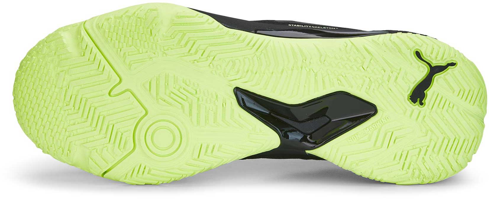 Puma Mens Solarstrike Ii Sneakers In Black/Lime