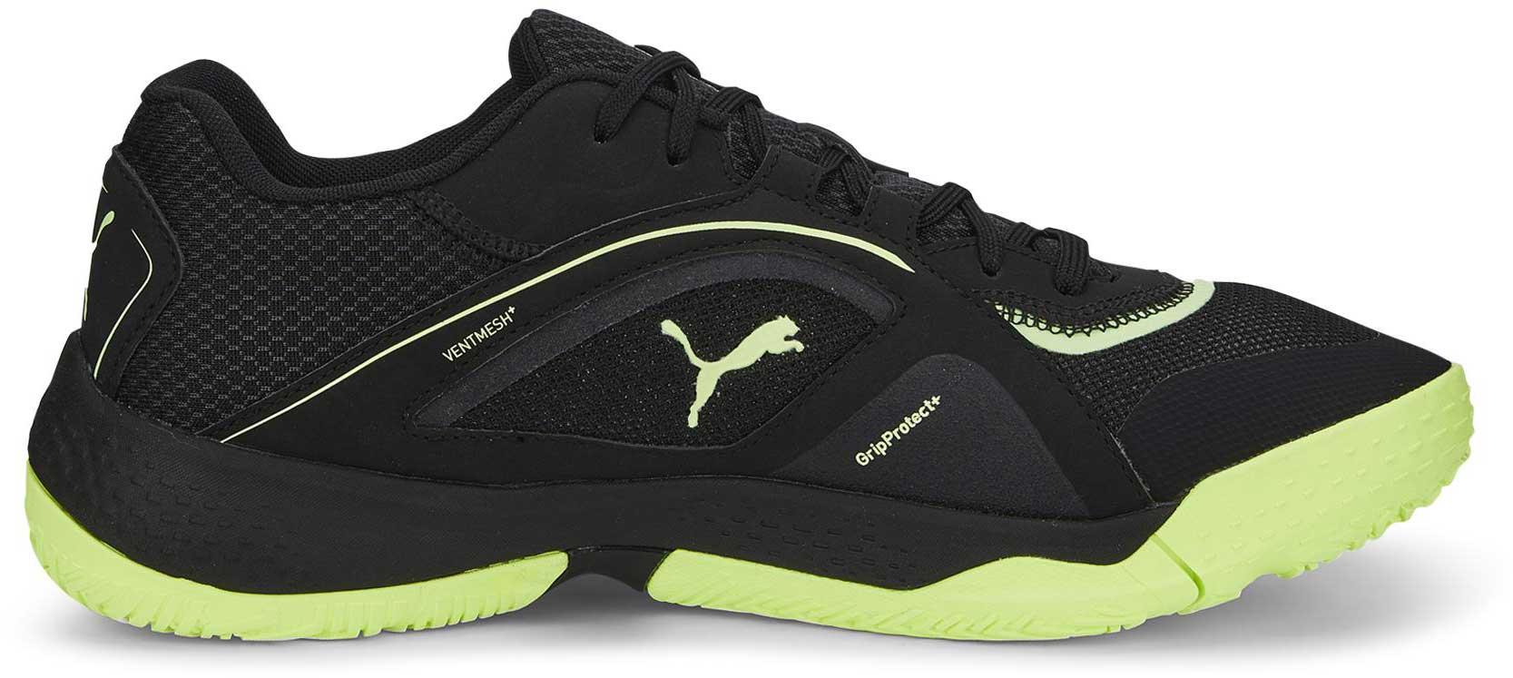 Puma Mens Solarstrike Ii Sneakers In Black/Lime