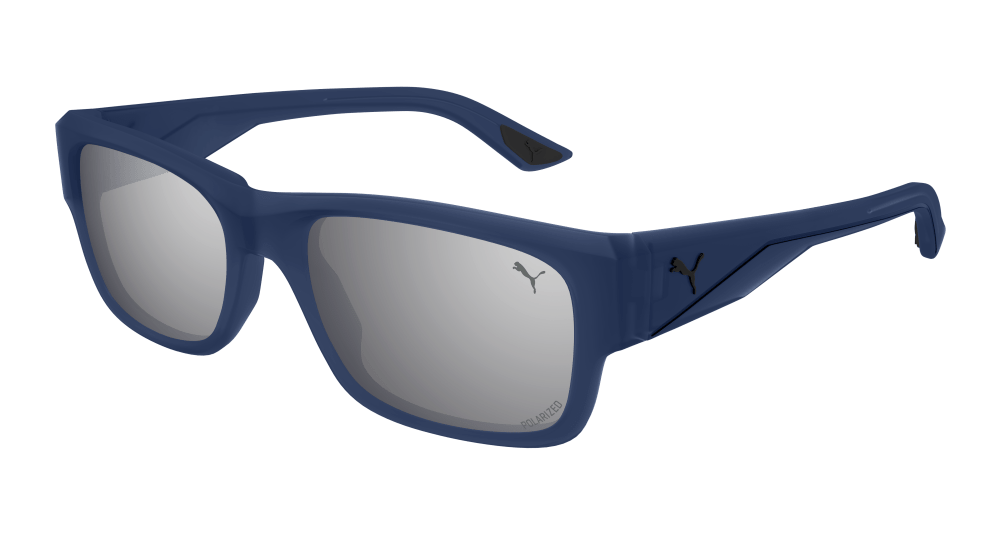 Puma Sunglasses Man Blue Silver Pu0438S-005