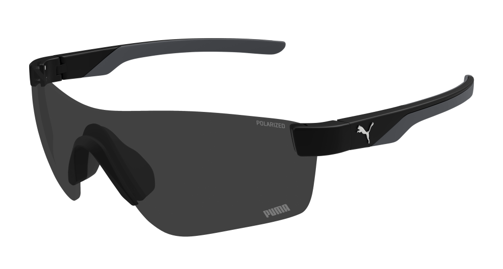Puma Sunglasses Mens In Black Smoke PU0481S-002