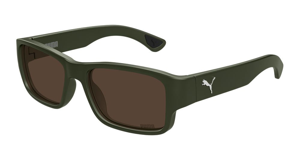 Puma Sunglasses Mens In Green Brown PU0521S-004