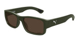 Puma Sunglasses Mens In Green Brown PU0521S-004