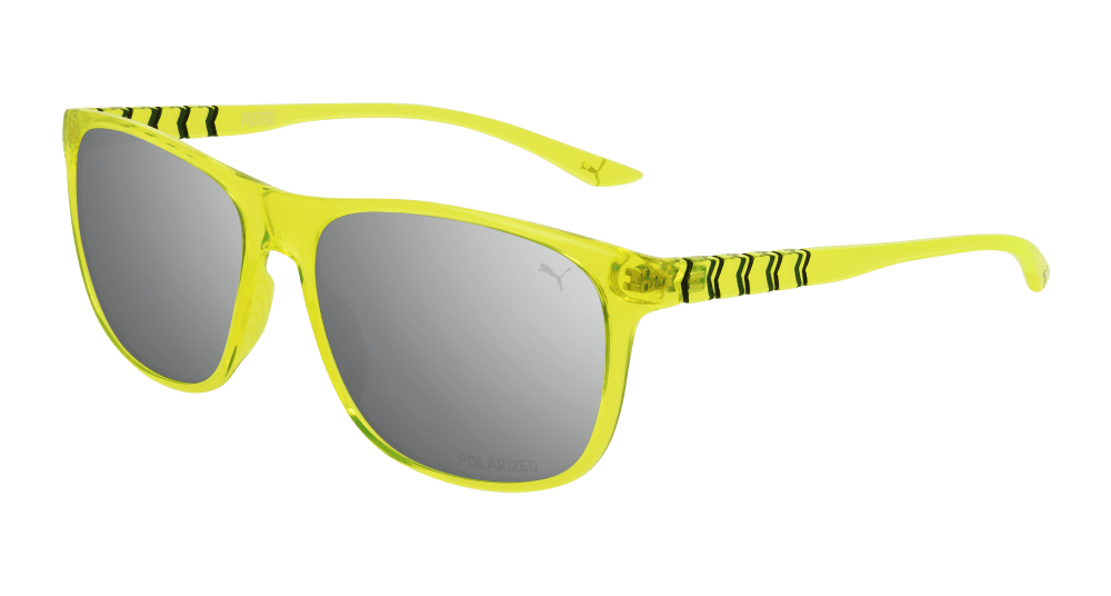 Puma Sunglass Unisex Yellow Silver PU0132S-007