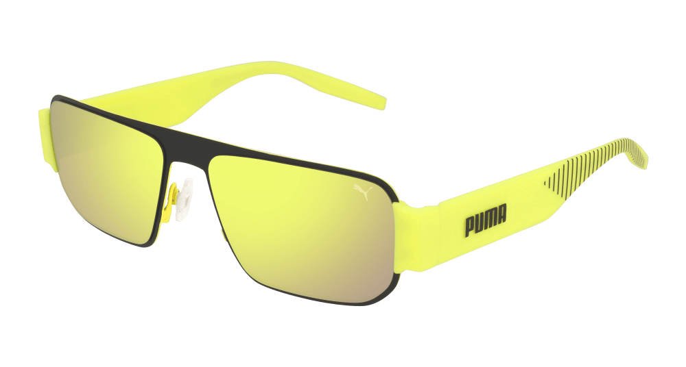 Puma Sunglass Unisex Black Yellow PU0283S-003