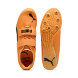Puma Mens Evospeed Triple Jump/Pv 12 Uw Running Shoes In Sun Stream/Sunset Glow/Black