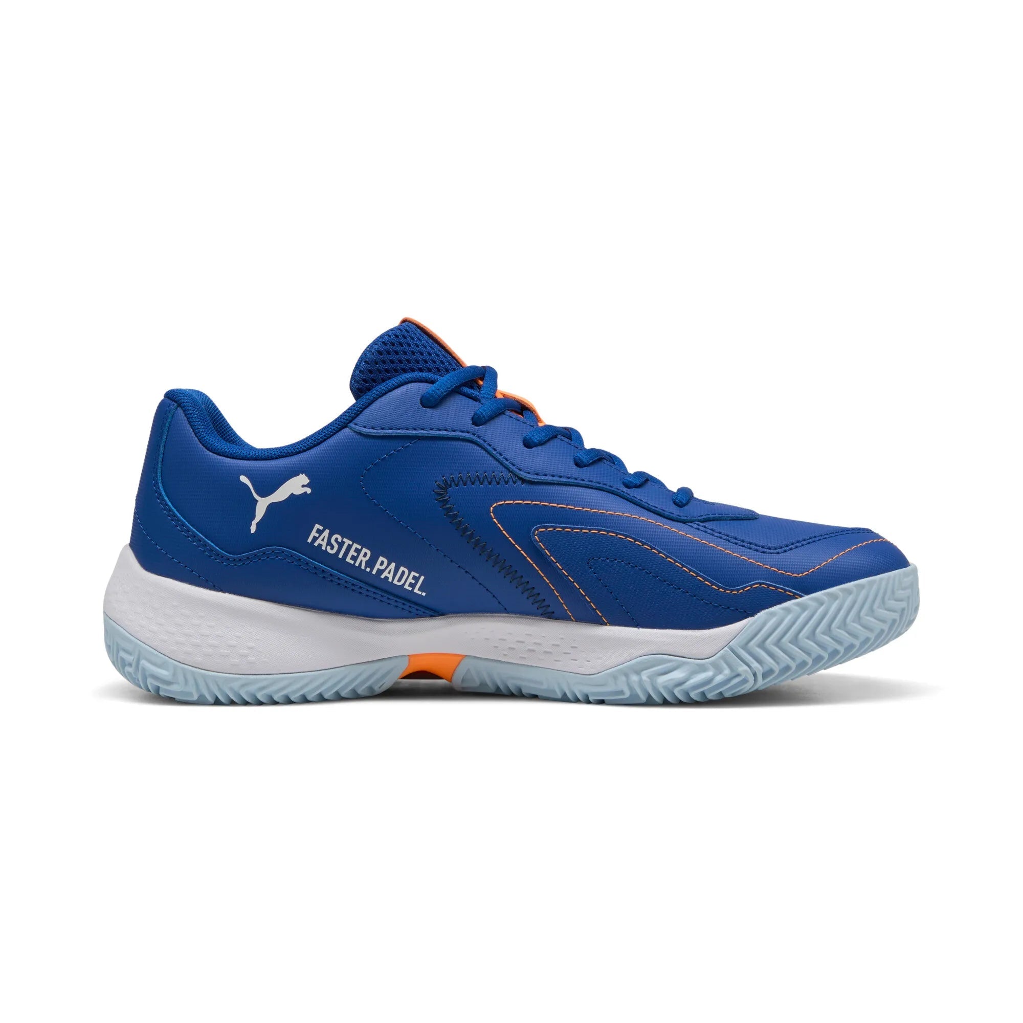 Puma Womens Nova Smash Sneakers In Blue/Orange