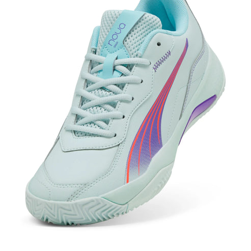 Puma Womens Nova Smash Sneakers In Light Blue/Purple