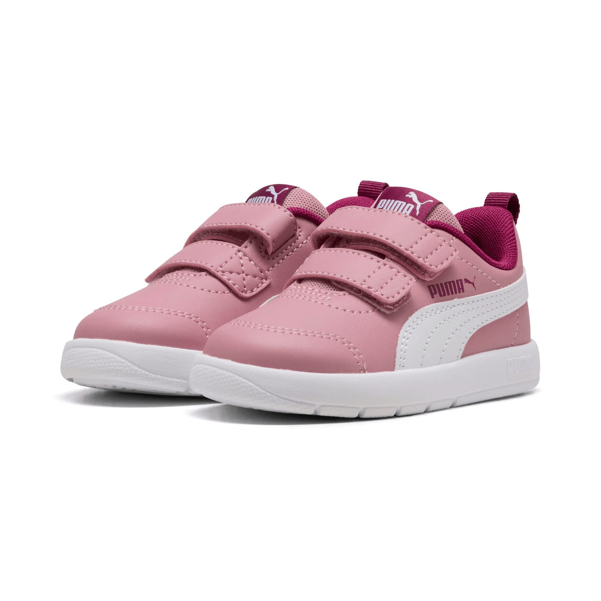 Puma Kids Courtflex V3 V Inf Shoes In Pink