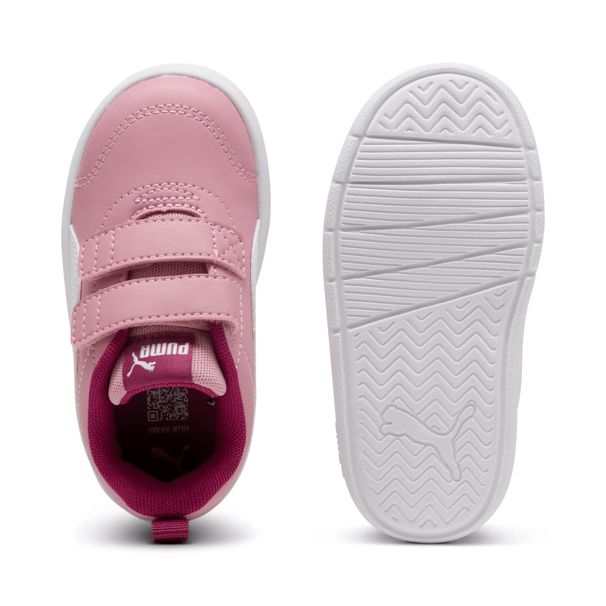Puma Kids Courtflex V3 V Inf Shoes In Pink