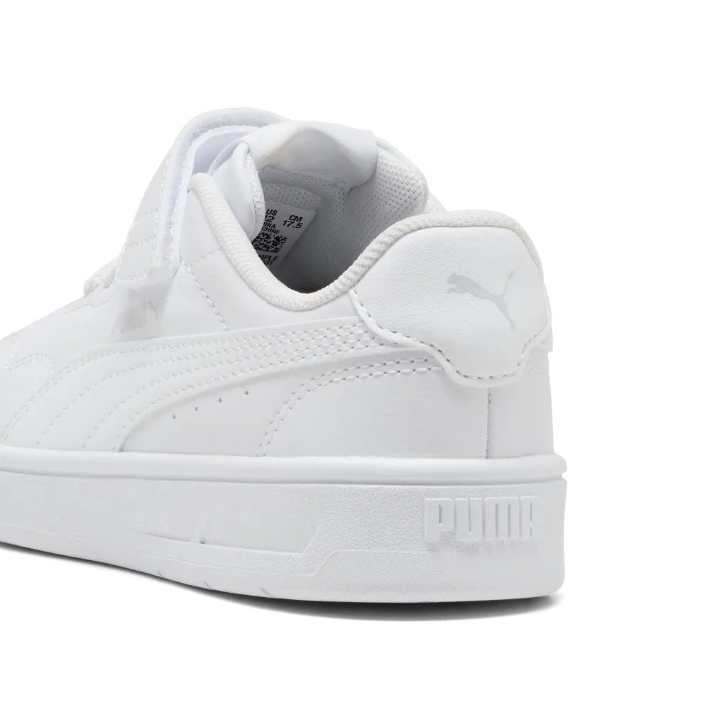 Puma Unisex Kids Court Lally AC+ Shoes In White