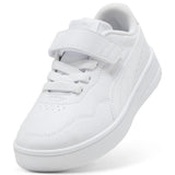 Puma Unisex Kids Court Lally AC+ Shoes In White