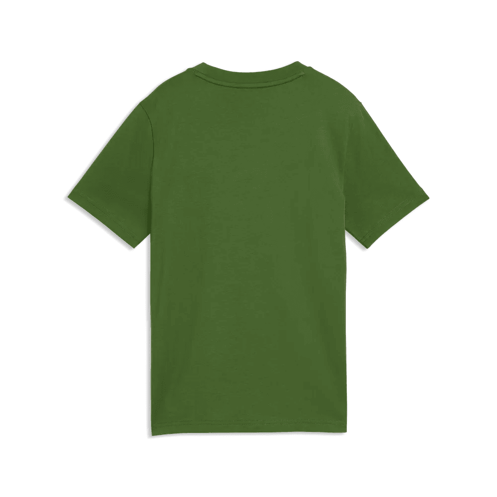 Puma Kids Ess Color No.1 Logo T-Shirt In Green