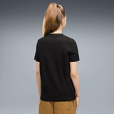 Puma Ess Script Glitter T-Shirt In Black