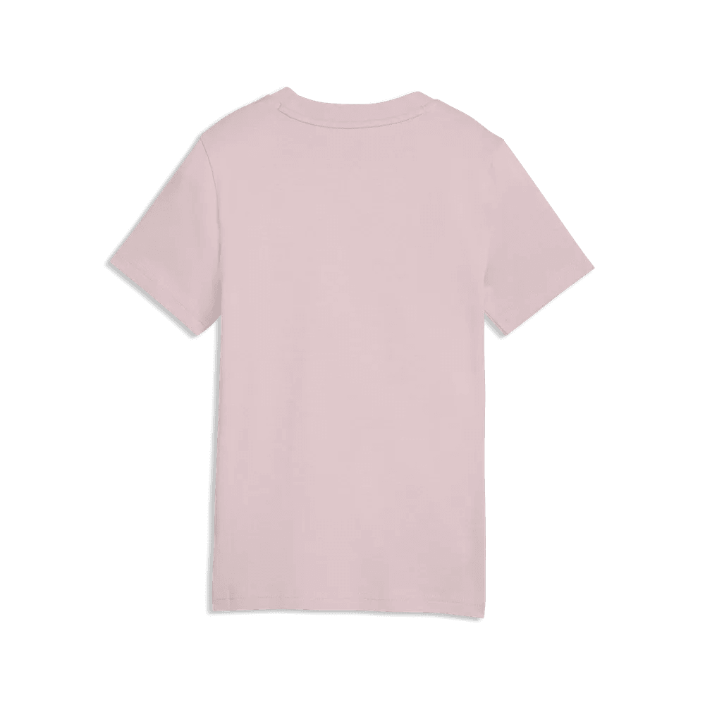 Puma Ess Script Glitter T-Shirt In Misty Pink
