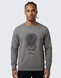Pure Premium Mens Amico Sweater In Grey