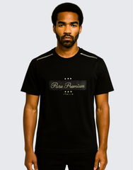 Pure Premium Mens Taglio T-Shirt In Black