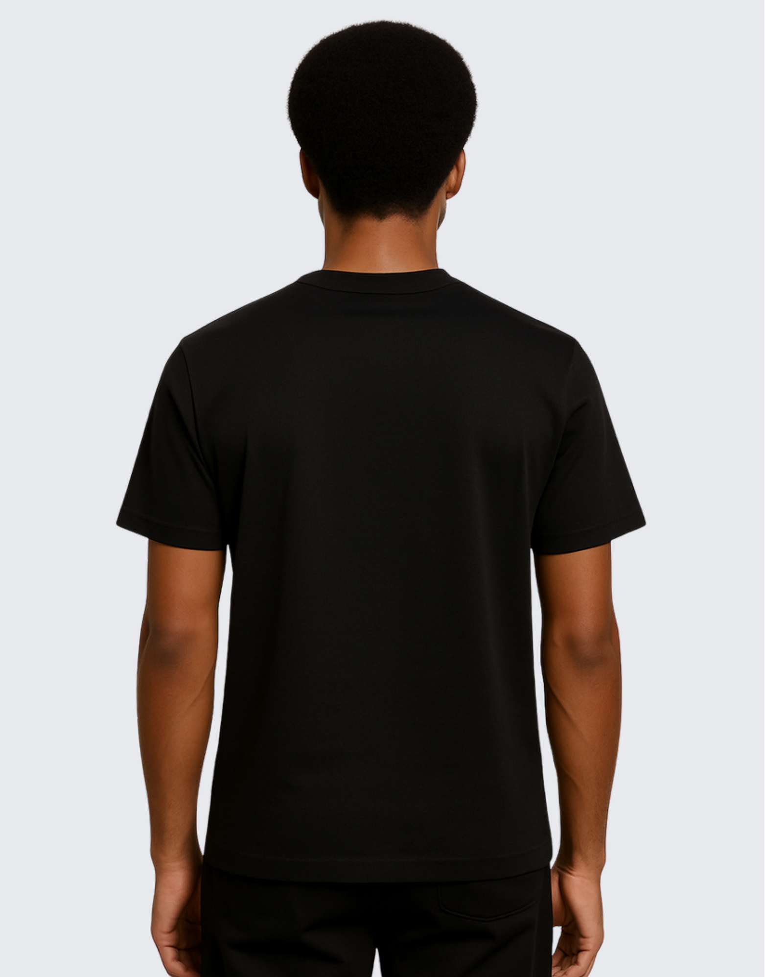 Pure Premium Mens Taglio T-Shirt In Black