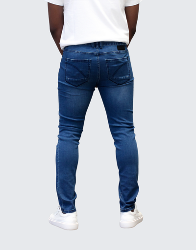 Pure Premium Mens Blue Lorenzo Jeans Slim