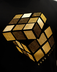 Pure  Premium Mens Piaz T-Shirts In Black