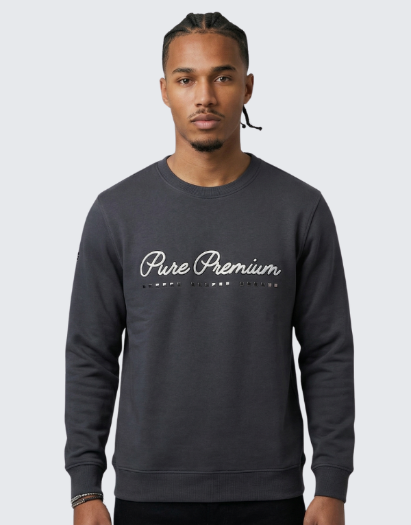 Pure Premium Valor Sweater In Black