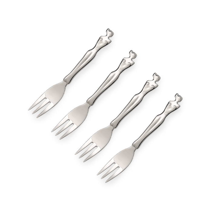 Carrol Boyes Cake Fork Set Of 4 Woman