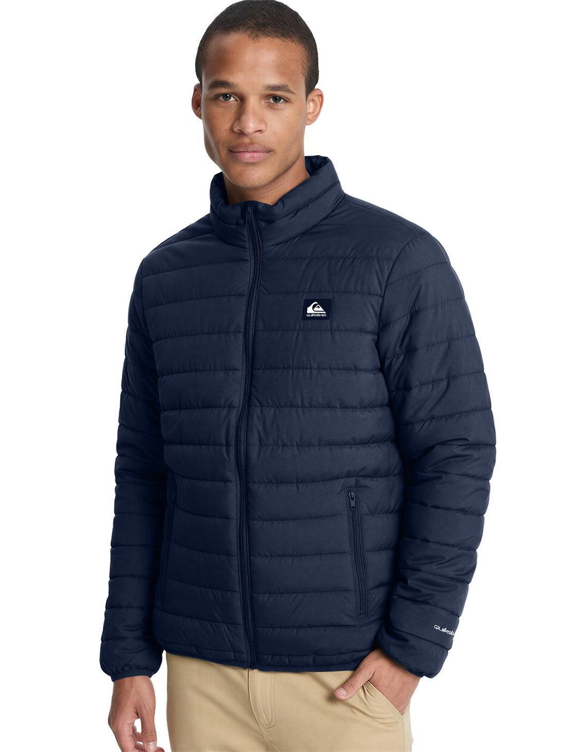 Quiksilver Puffer Full Zip Jacket Dark Navy