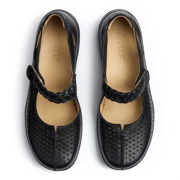 Hotter Womens Quake II Shoes In Black