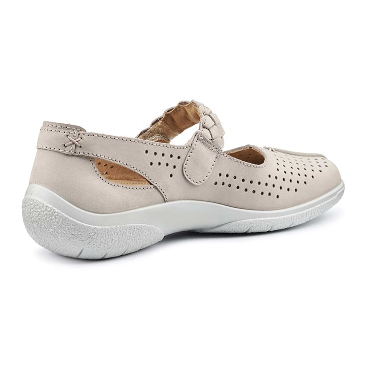 Hotter Ladies Quake II Shoes In Pale Grey