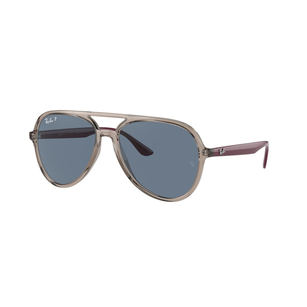 Ray Ban Unisex Sunglasses In Transparent Grey