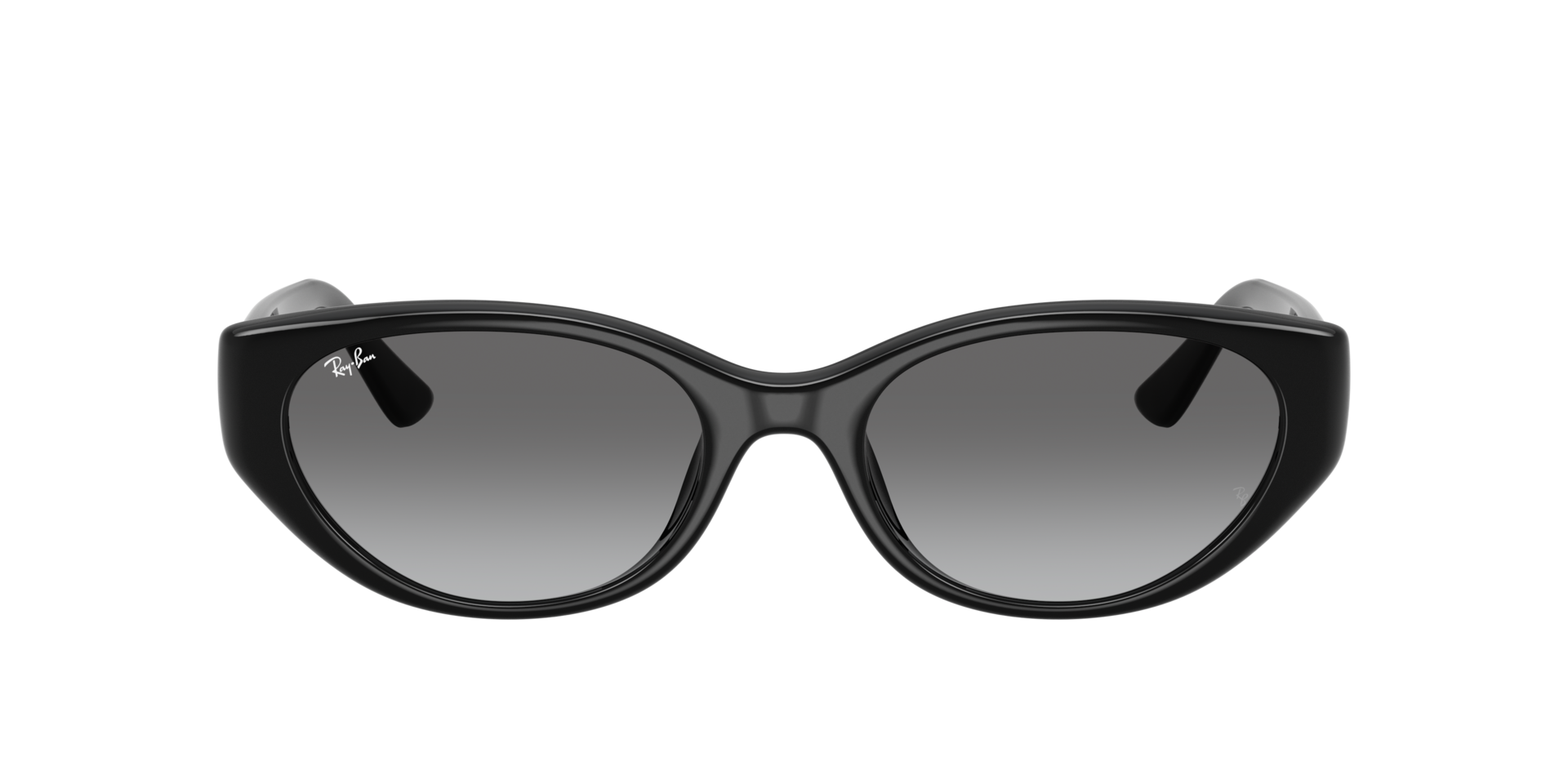Ray-Ban Womens Oval Gradient Sunglasses In Black