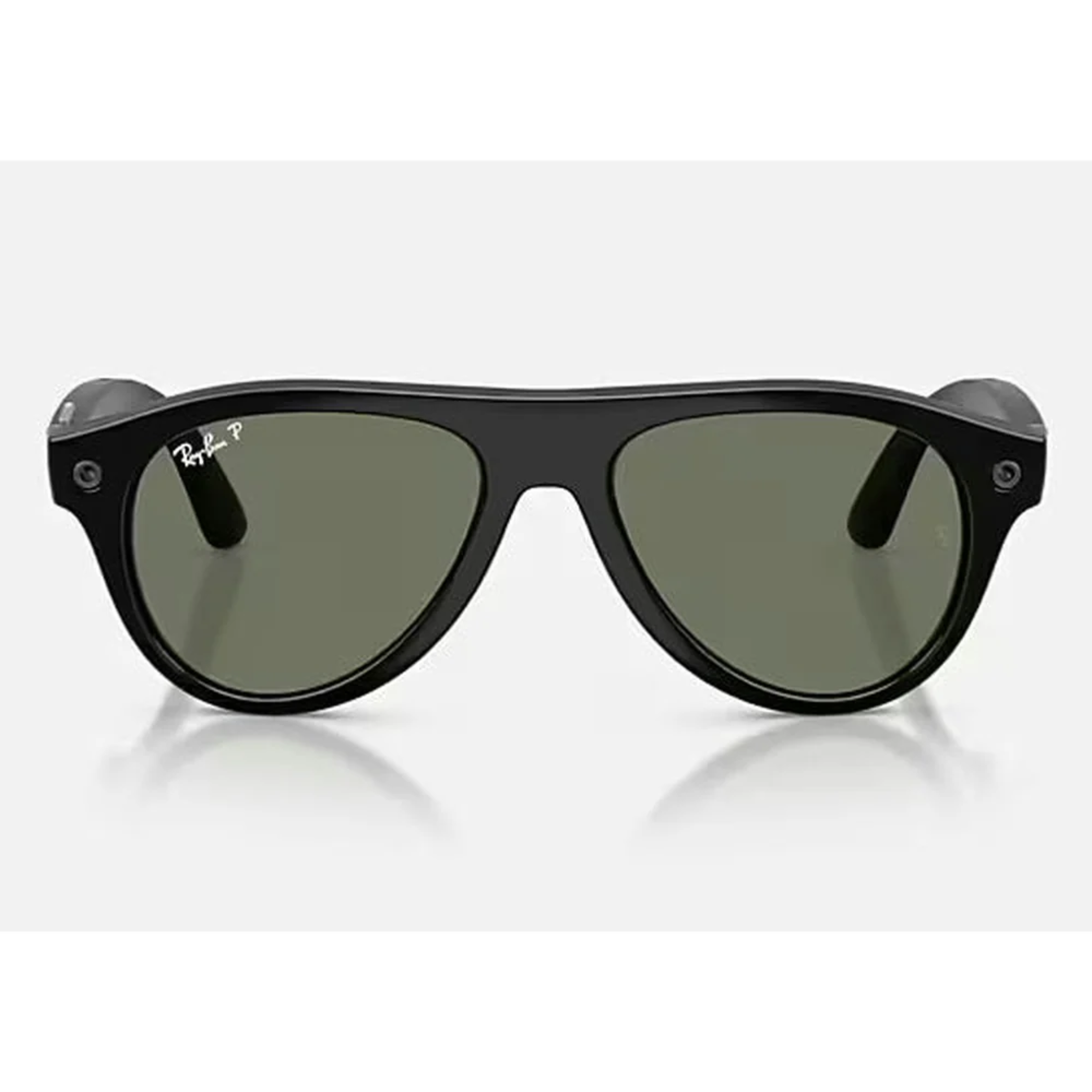 Ray-Ban Meta Aviator Smart Glasses – G15 Green Polarized, Shiny Black(Pre Order)