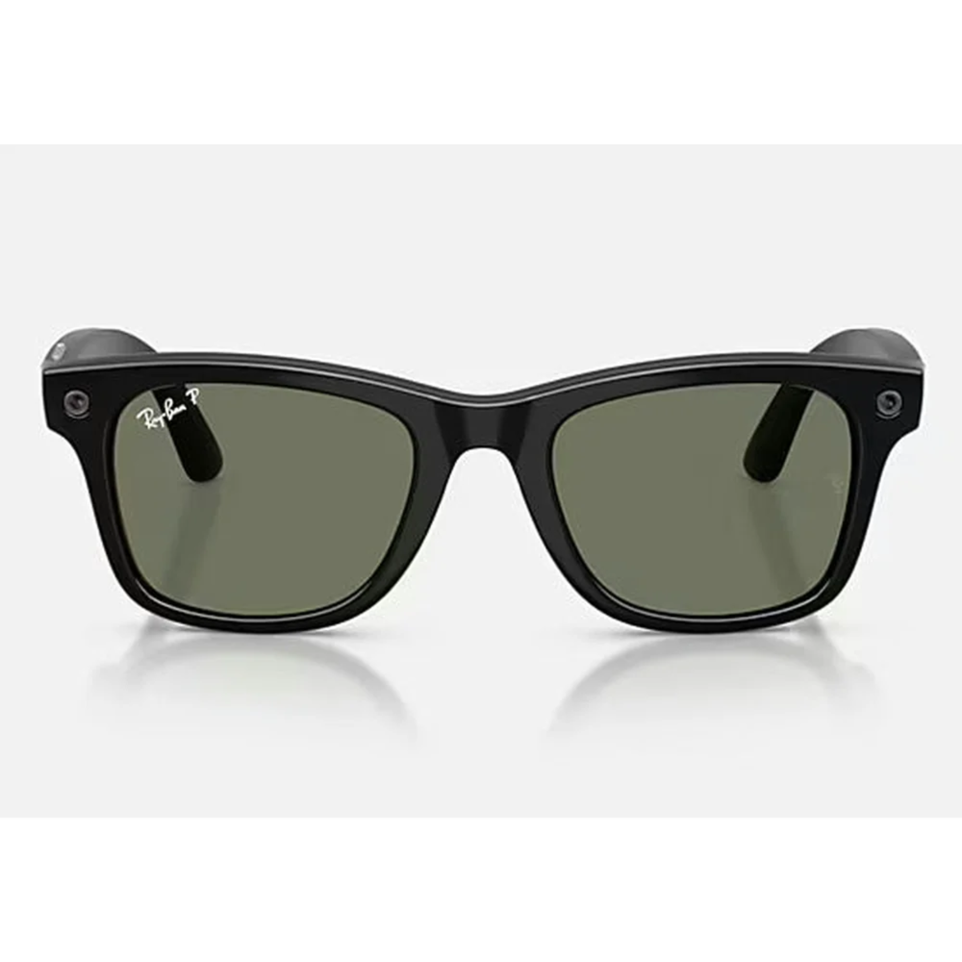 Ray-Ban Meta Wayfarer Smart Glasses – G15 Green Polarised, Shiny Black (Pre Order)