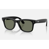 Ray-Ban Meta Wayfarer Smart Glasses – G15 Green Polarized In Shiny Black (Pre Order)