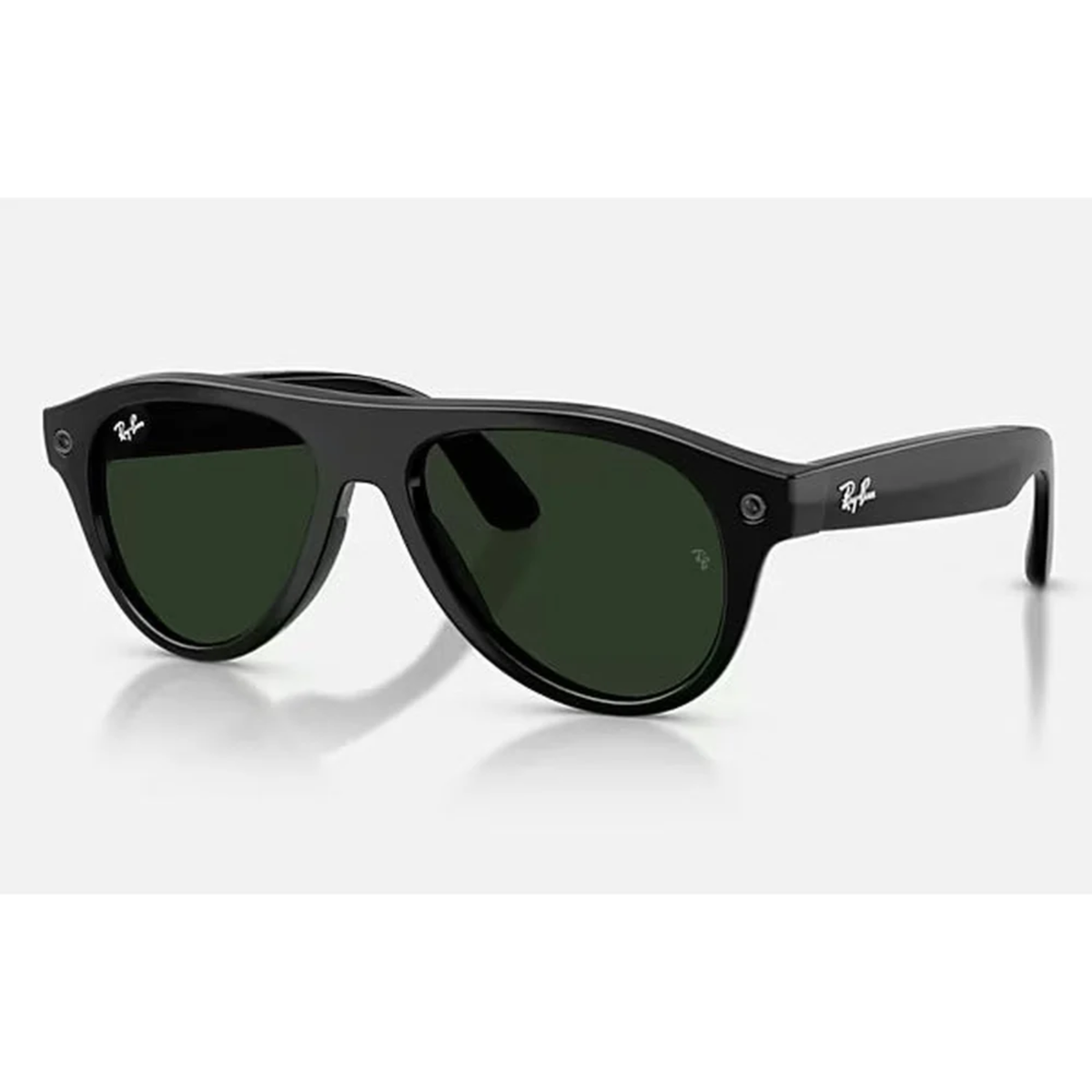 Ray-Ban Meta Aviator Smart Glasses – Transitions Gen S Graphite Green, Shiny Black