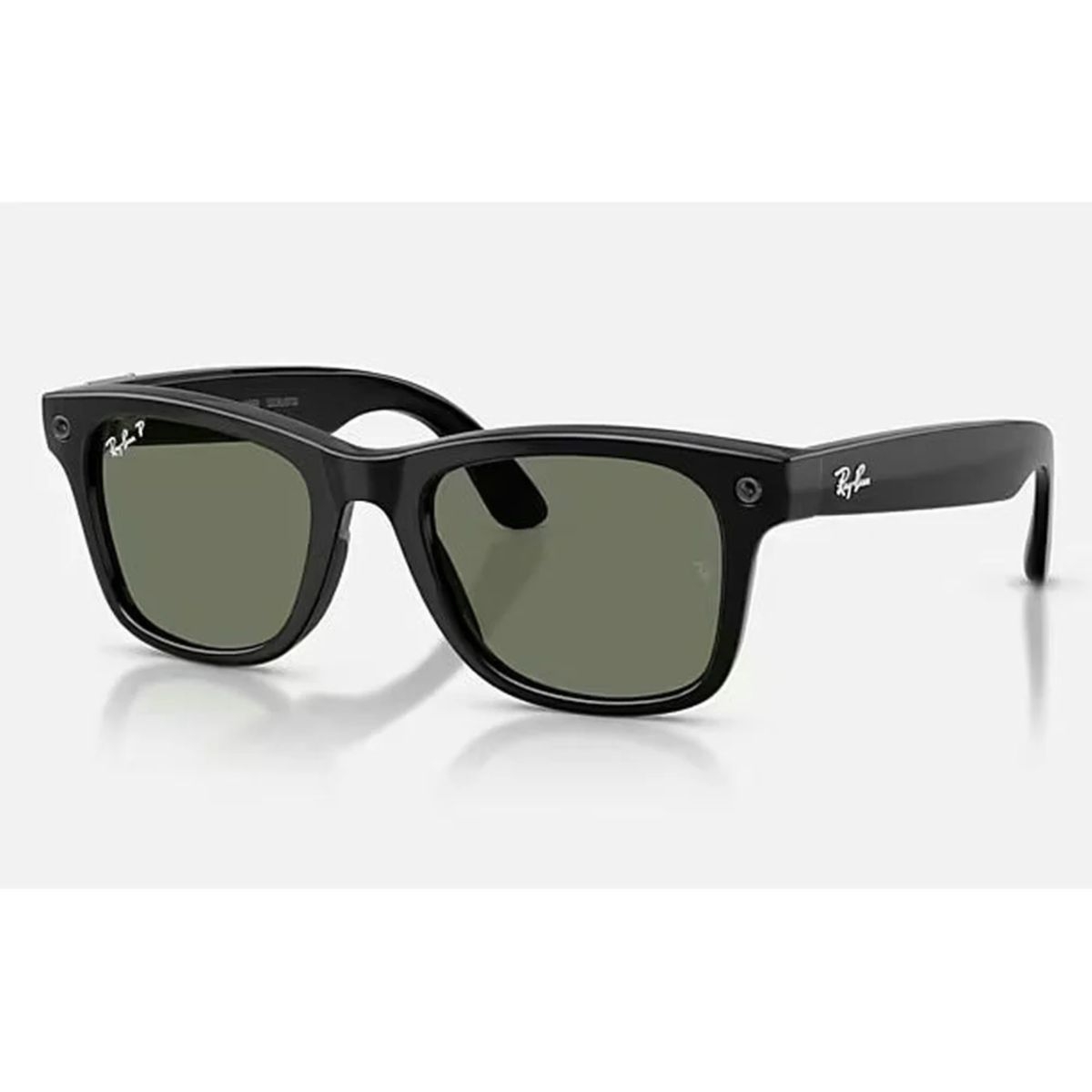Ray-Ban Meta Wayfarer Smart Glasses – G15 Green Polarised, Shiny Black (Pre Order)