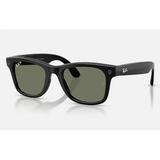Ray-Ban Meta Wayfarer Smart Glasses – G15 Green Polarised, Shiny Black (Pre Order)