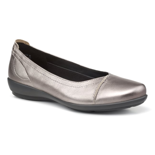 Hotter Womens Robyn II Shoes In Pewter Metallic