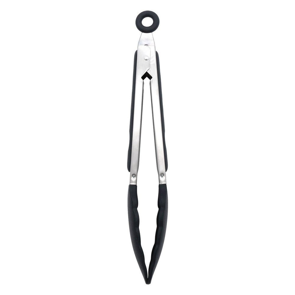 Regent Kitchen Basting Brush & Serving Tong Set In Black
