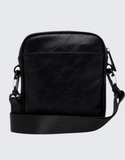 Replay Mens Fm3697 Vintage Look Crossbody Bag In Black
