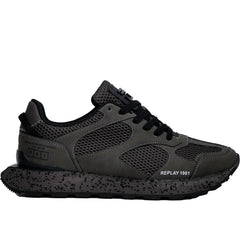 Replay Mens Dean Mesh Sneakers In Grey