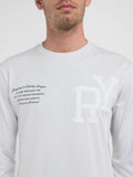 Replay Mens RY Long Sleeves T-Shirt In White