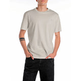 Replay Mens Logo T-Shirt In Sand