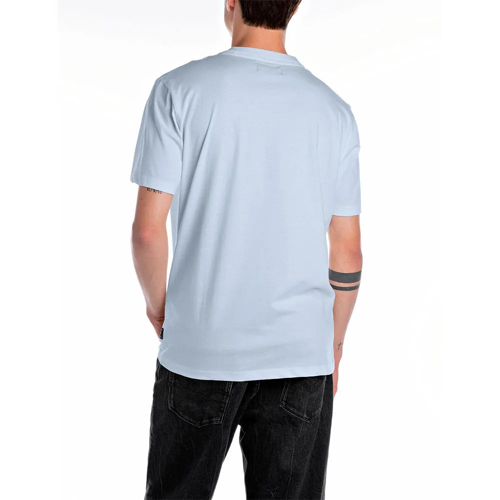 Replay Mens Logo T-Shirt In Azure